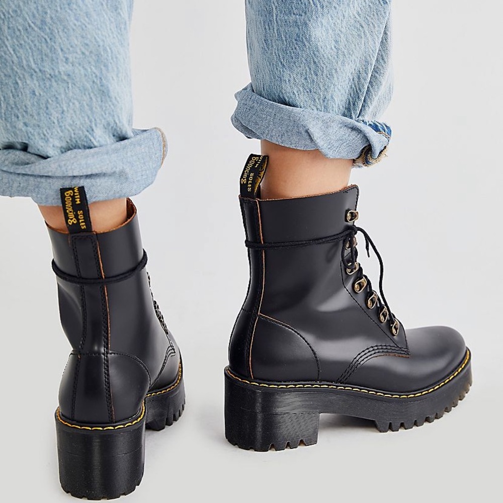 Doc Martin’s chunky heel boots from free people